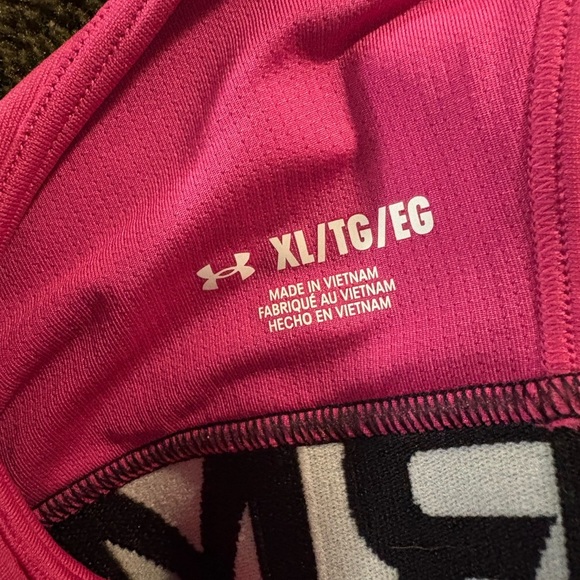 Under Armour Pink Sports Bra XL - Picture 3 of 4
